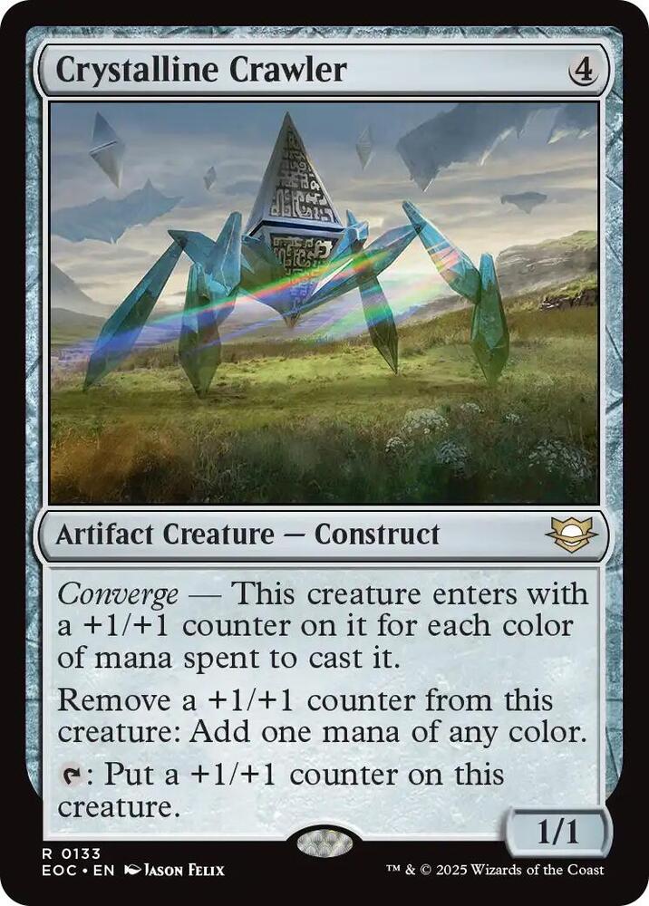 Crystalline Crawler 133 (Commander: Edge of Eternities)  | Good Games Adelaide SA