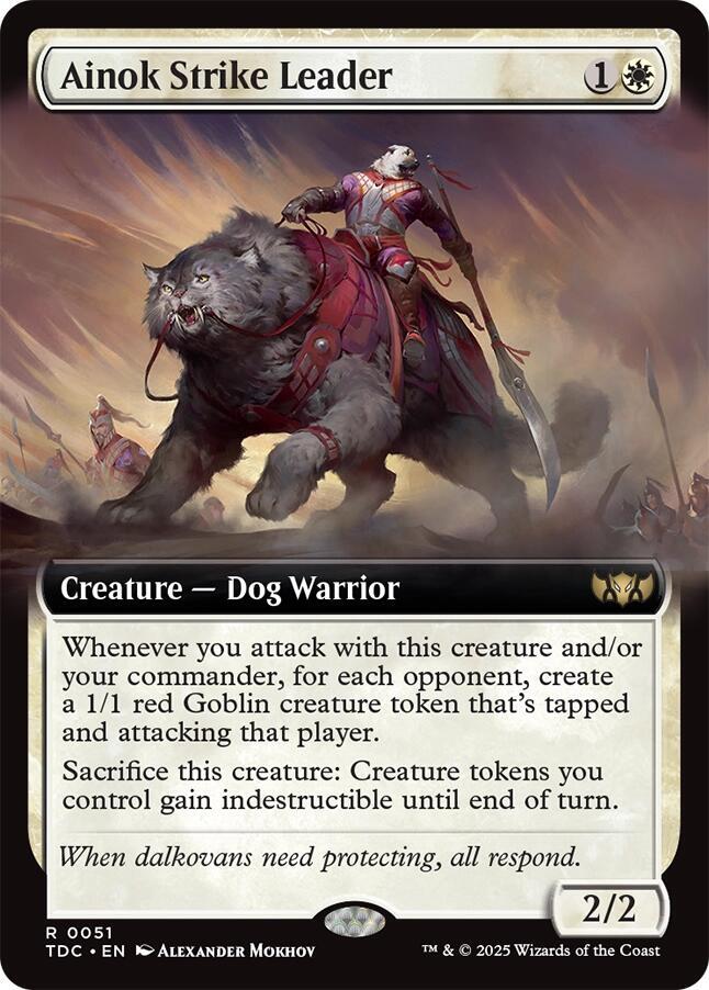 Ainok Strike Leader 51 (Commander: Tarkir: Dragonstorm)  | Good Games Adelaide SA