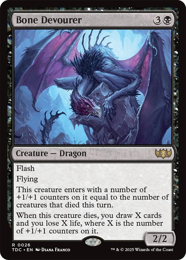 Bone Devourer 26 (Commander: Tarkir: Dragonstorm)  | Good Games Adelaide SA