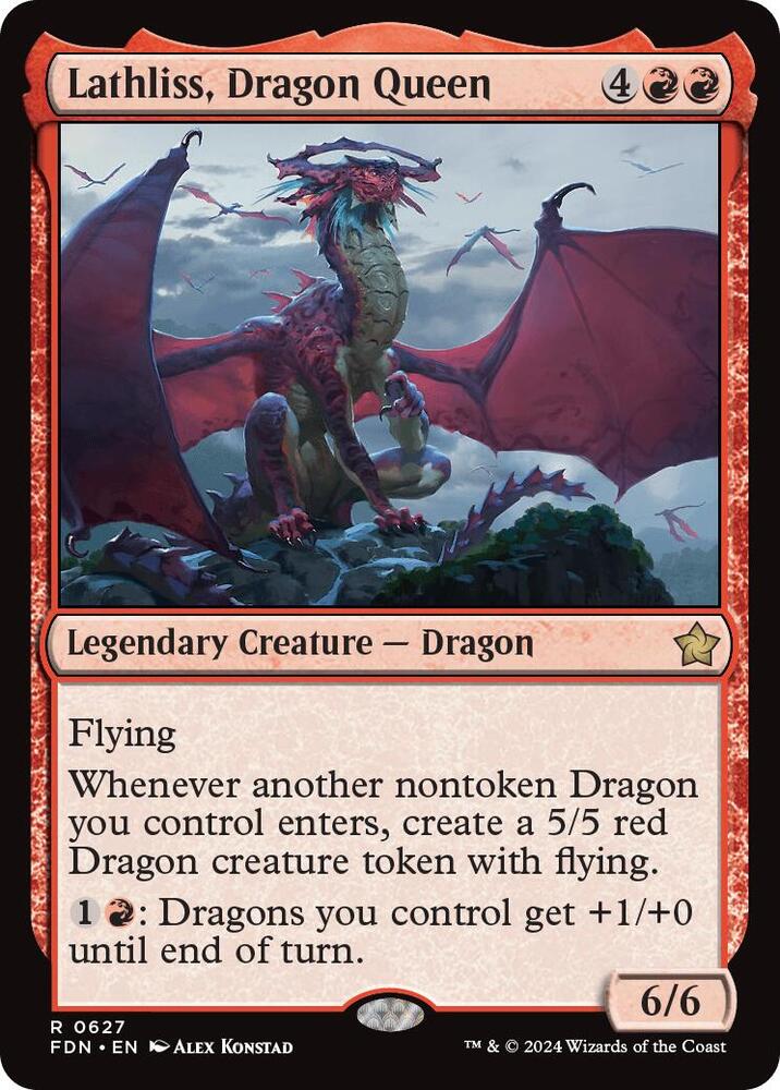 Lathliss, Dragon Queen 627 (Foundations)  | Good Games Adelaide SA
