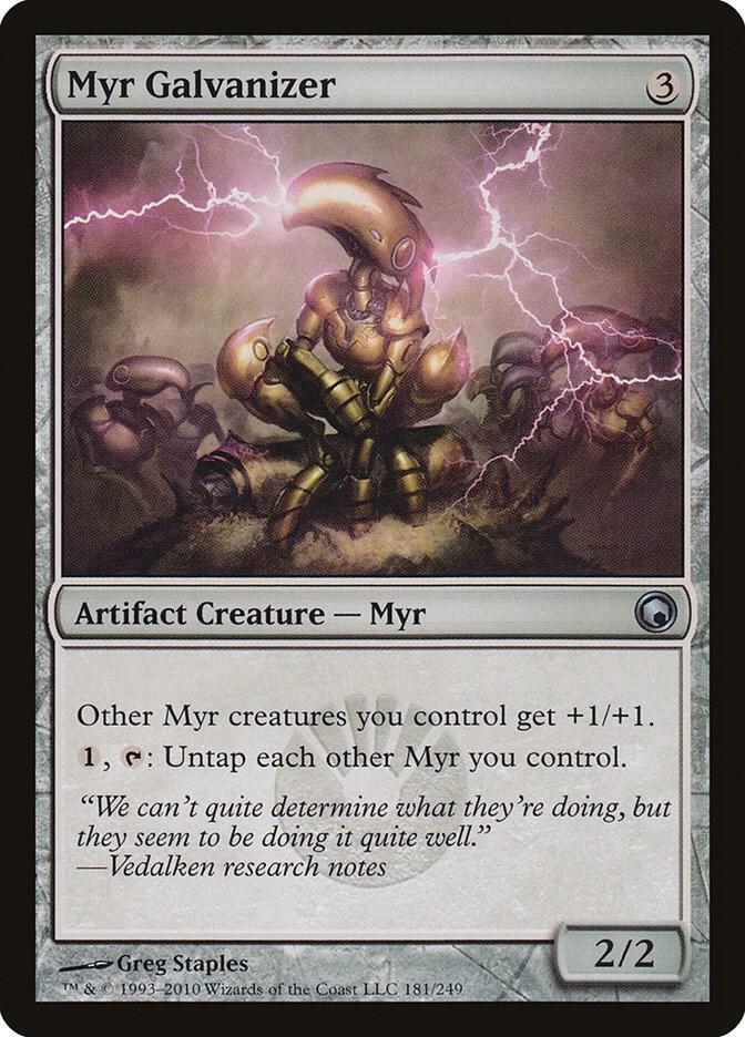 Myr Galvanizer 181 (Scars of Mirrodin)  | Good Games Adelaide SA