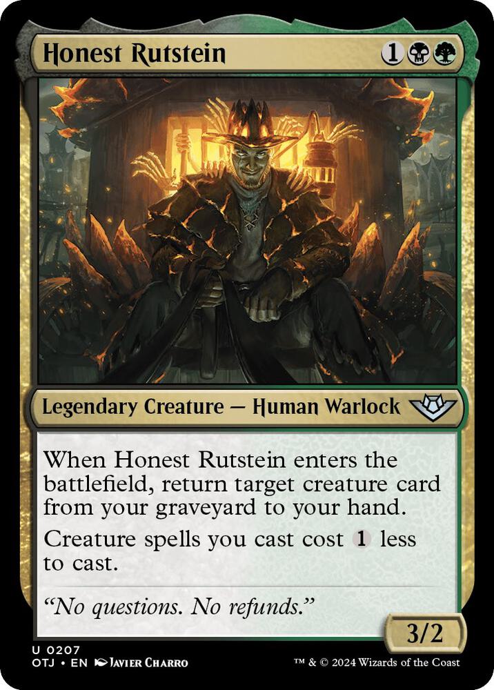 Honest Rutstein 207 (Outlaws of Thunder Junction)  - Foil | Good Games Adelaide SA