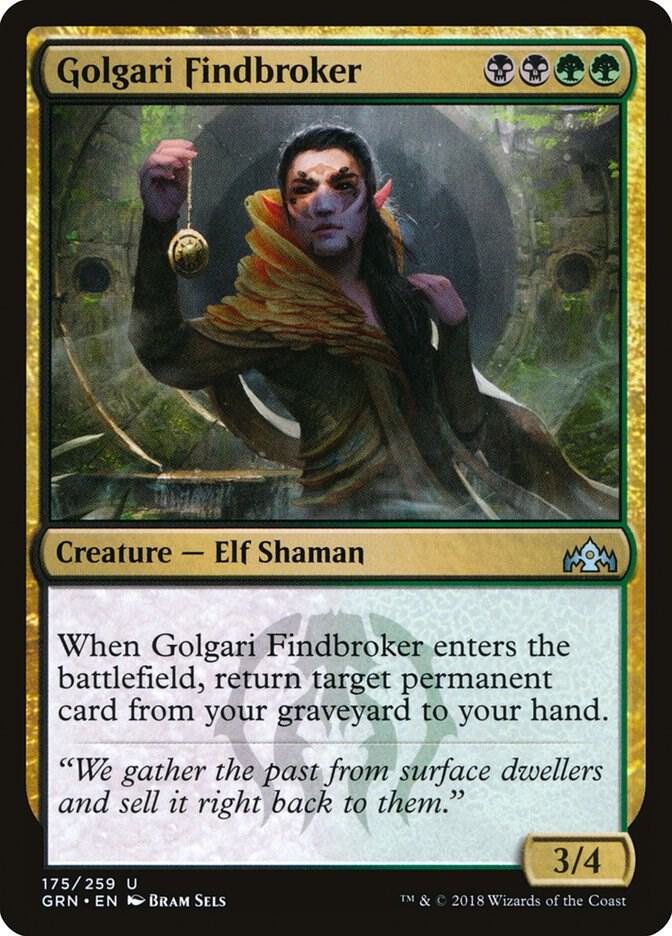 Golgari Findbroker 175 (Guilds of Ravnica)  | Good Games Adelaide SA