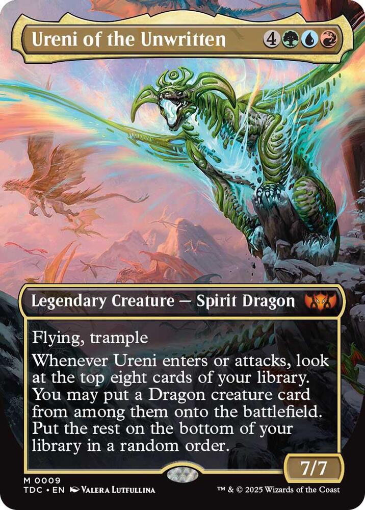 Ureni of the Unwritten 9 (Commander: Tarkir: Dragonstorm)  | Good Games Adelaide SA