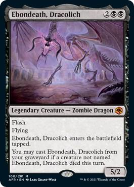 Ebondeath Dracolich 100 (Adventures in the Forgotten Realms)  | Good Games Adelaide SA