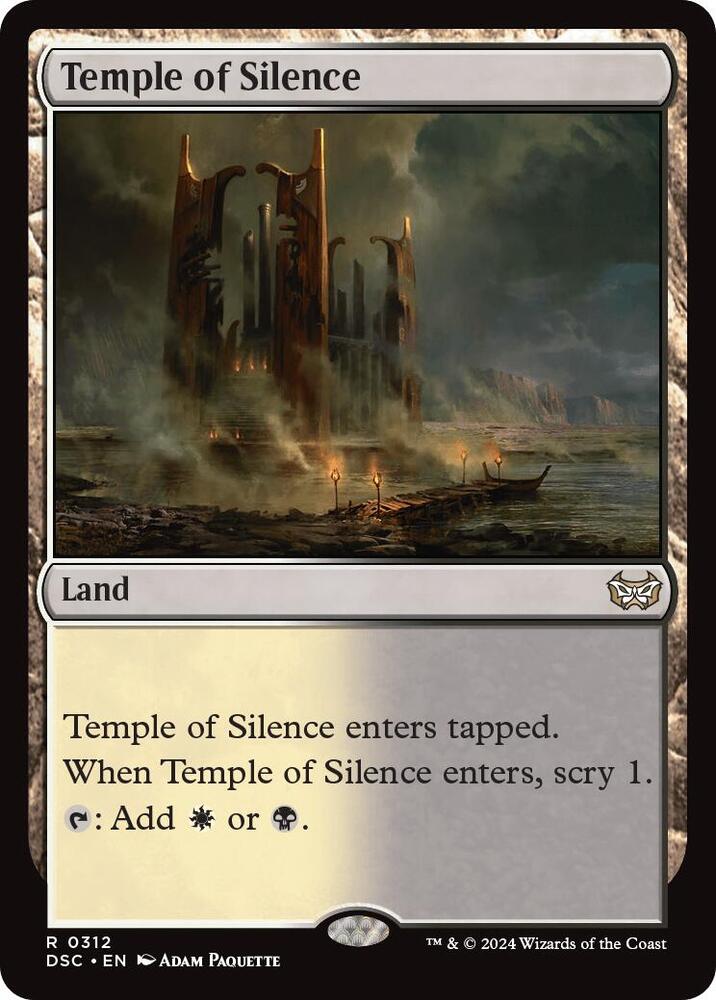 Temple of Silence 312 (Commander: Duskmourn: House of Horror)  | Good Games Adelaide SA