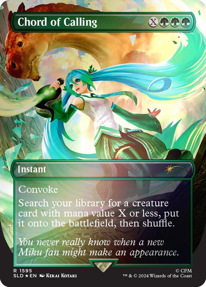Chord of Calling 1595 Rainbow Foil 1595 (Secret Lair Drop Series)  - Foil | Good Games Adelaide SA