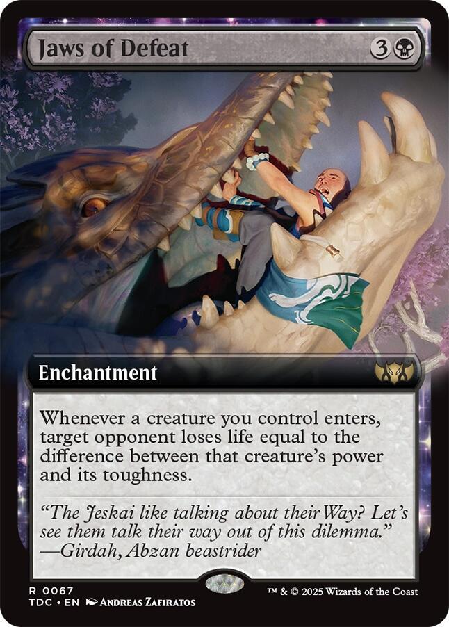Jaws of Defeat 67 (Commander: Tarkir: Dragonstorm)  | Good Games Adelaide SA