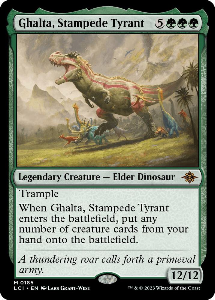 Ghalta, Stampede Tyrant 185 (The Lost Caverns of Ixalan)  | Good Games Adelaide SA