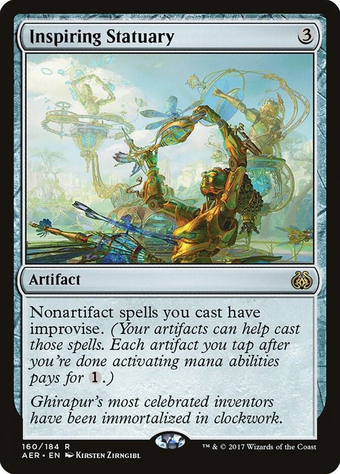 Inspiring Statuary 160 (Aether Revolt)  - Foil | Good Games Adelaide SA