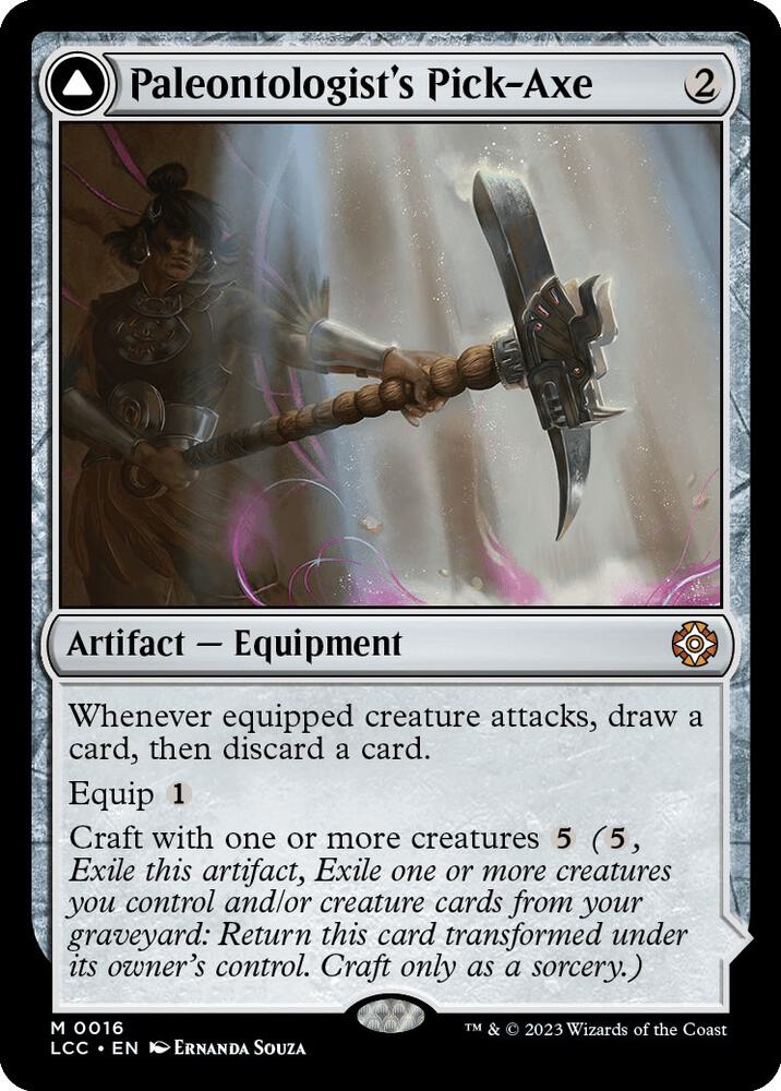 Paleontologists Pick Axe 16 (Commander: The Lost Caverns of Ixalan)  | Good Games Adelaide SA