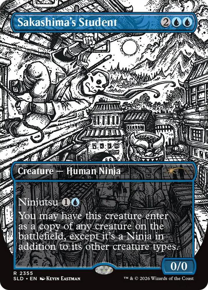 Sakashimas Student 2355 2355 (Secret Lair Drop Series)  - Foil | Good Games Adelaide SA