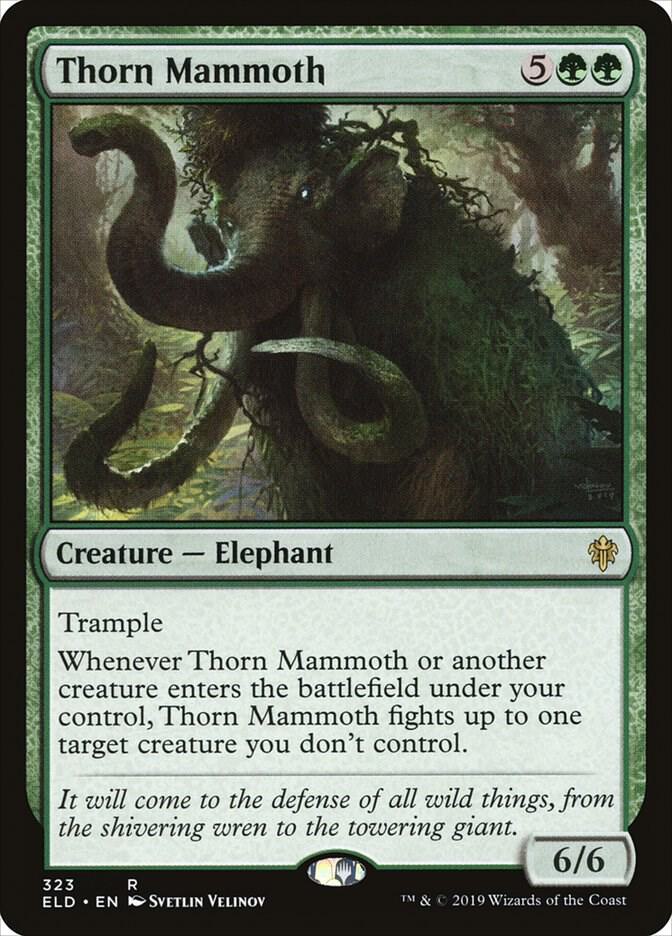 Thorn Mammoth 323 (Throne of Eldraine)  | Good Games Adelaide SA
