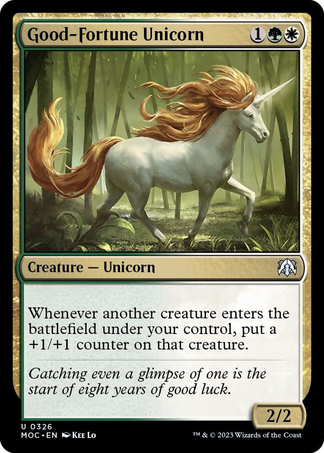 Good-Fortune Unicorn 326 (Commander: March of the Machine)  | Good Games Adelaide SA