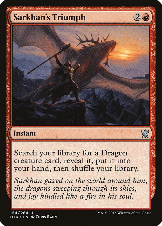 Sarkhan's Triumph 154 (Dragons of Tarkir)  | Good Games Adelaide SA