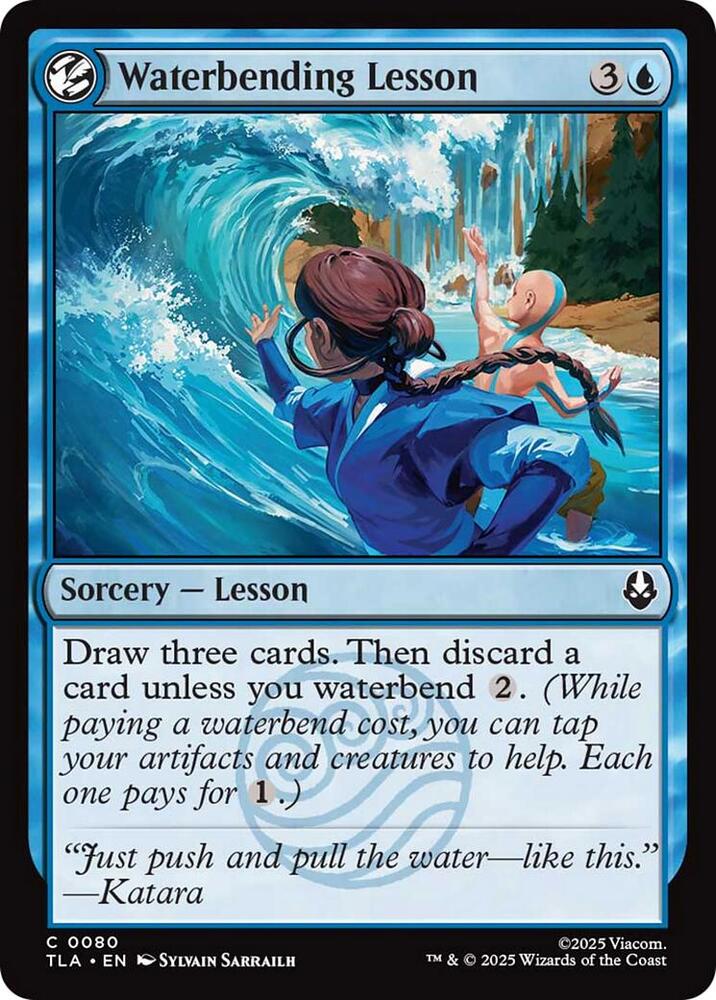 Waterbending Lesson 80 (Avatar: The Last Airbender)  - Foil | Good Games Adelaide SA