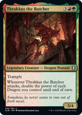 Thrakkus the Butcher 295 (Commander Legends: Battle for Baldur's Gate)  | Good Games Adelaide SA
