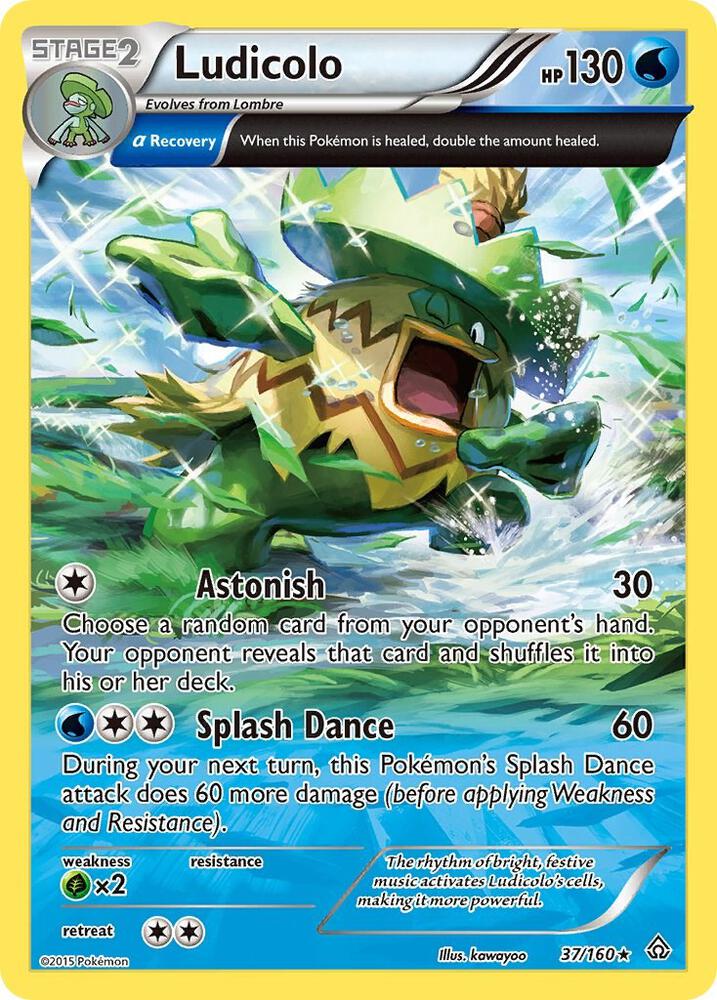 Ludicolo Alpha 37/160 (XY - Primal Clash)  | Good Games Adelaide SA