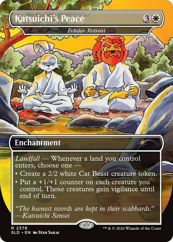 Katsuichis Peace Felidar Retreat 2378 (Secret Lair Drop Series)  - Foil | Good Games Adelaide SA