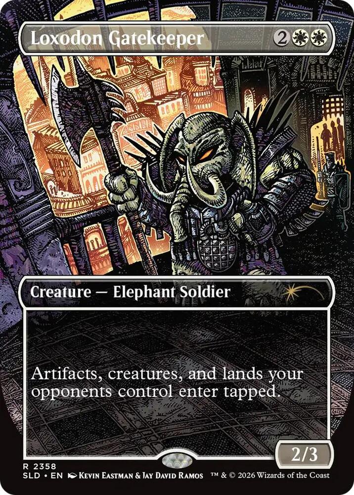 Loxodon Gatekeeper 2358 2358 (Secret Lair Drop Series)  - Foil | Good Games Adelaide SA