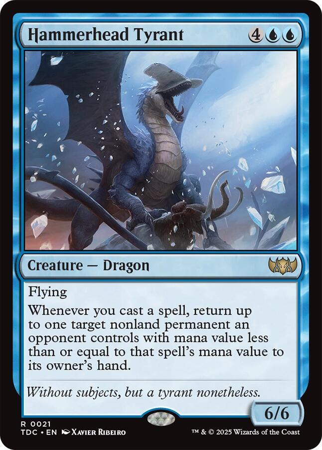 Hammerhead Tyrant 21 (Commander: Tarkir: Dragonstorm)  | Good Games Adelaide SA