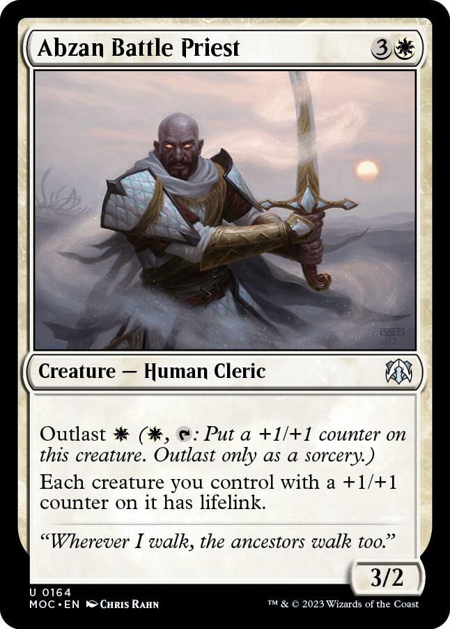 Abzan Battle Priest 164 (Commander: March of the Machine)  | Good Games Adelaide SA