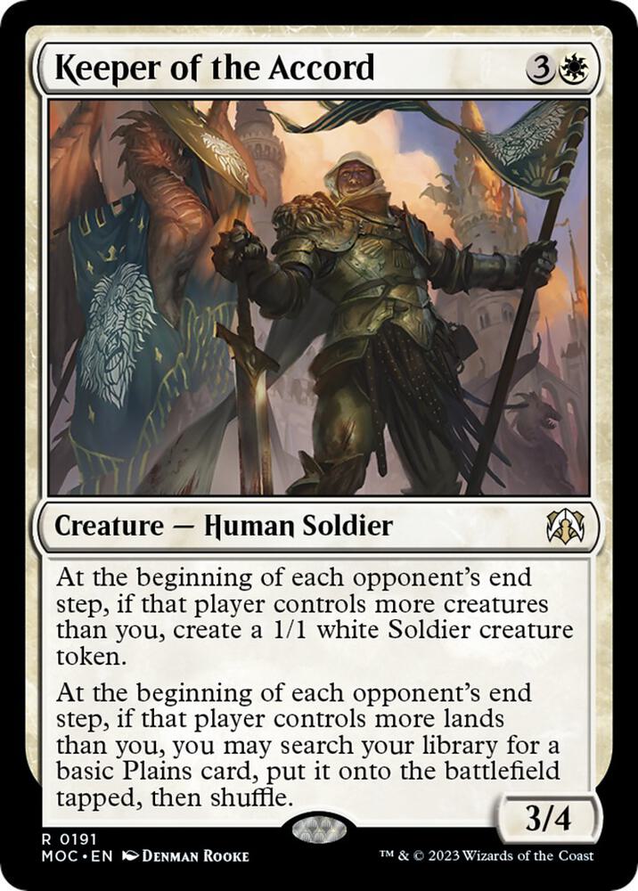 Keeper of the Accord 191 (Commander: March of the Machine)  | Good Games Adelaide SA