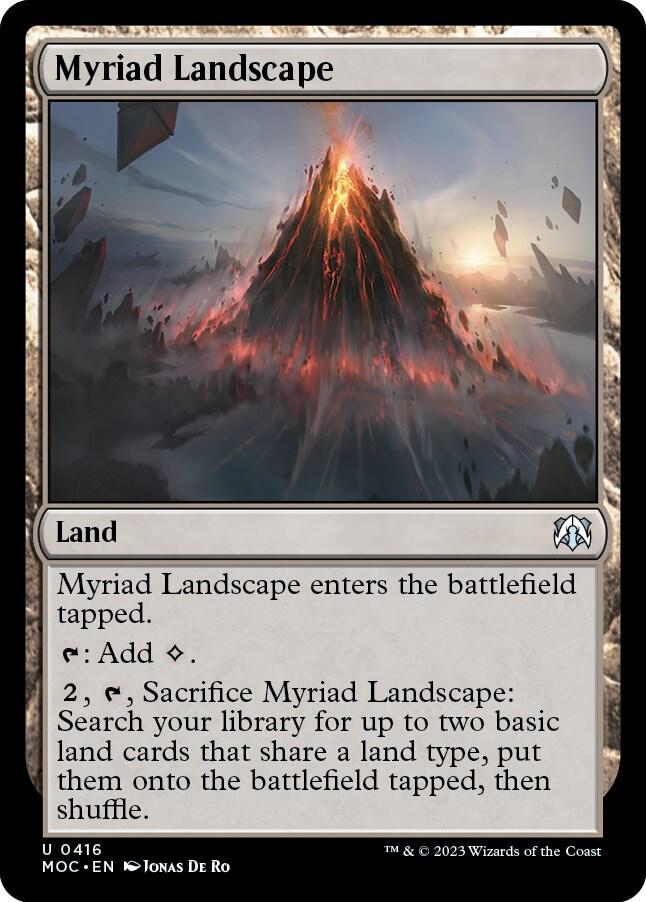 Myriad Landscape 416 (Commander: March of the Machine)  | Good Games Adelaide SA