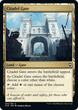 Citadel Gate 349 (Commander Legends: Battle for Baldur's Gate)  - Foil | Good Games Adelaide SA