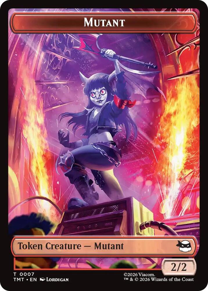 Mutant Mutagen Double Sided Token 7 // 9 (Teenage Mutant Ninja Turtles)  - Foil | Good Games Adelaide SA