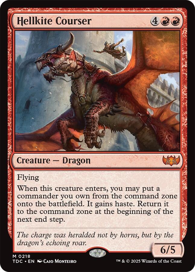 Hellkite Courser 218 (Commander: Tarkir: Dragonstorm)  | Good Games Adelaide SA