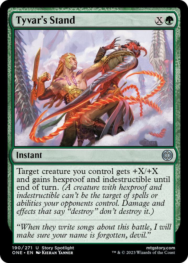 Tyvars Stand 190 (Phyrexia: All Will Be One)  - Foil | Good Games Adelaide SA