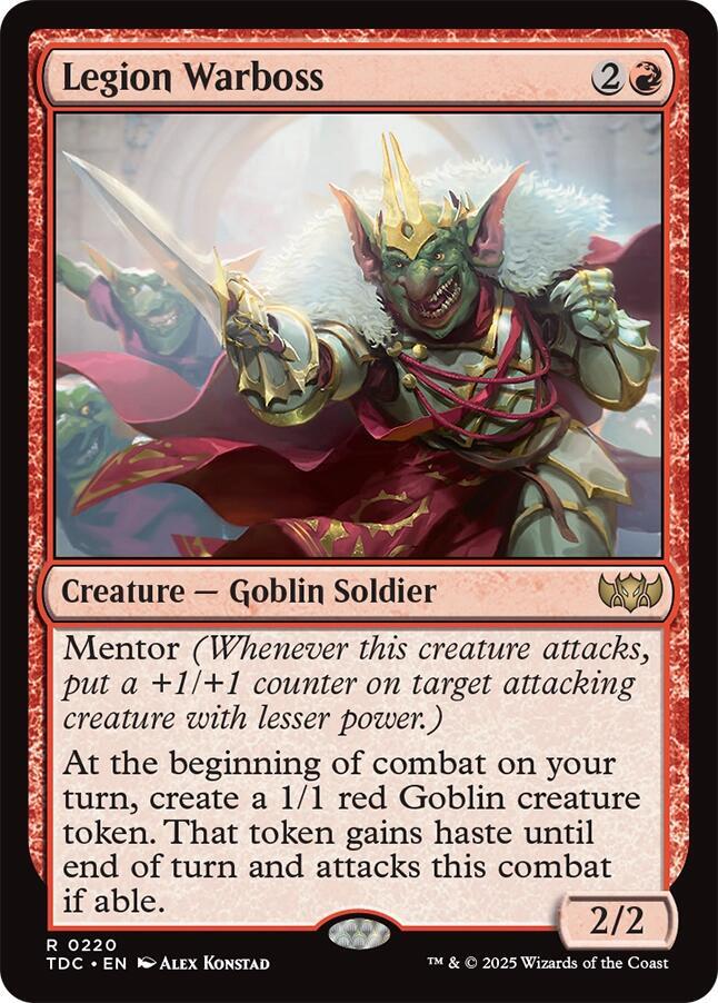 Legion Warboss 220 (Commander: Tarkir: Dragonstorm)  | Good Games Adelaide SA