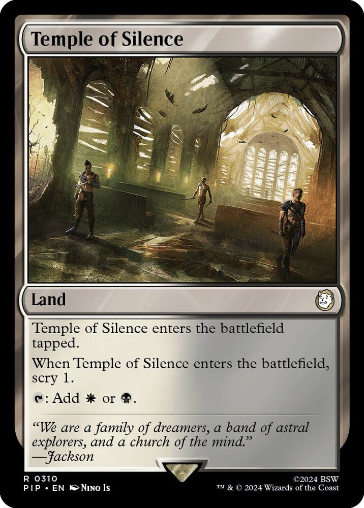 Temple of Silence 310 (Universes Beyond: Fallout)  | Good Games Adelaide SA