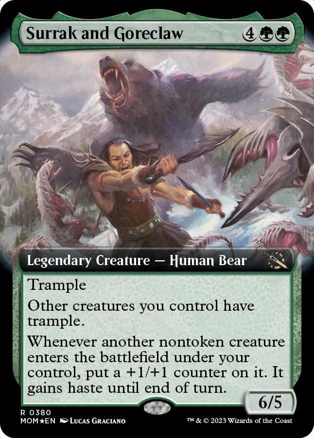 Surrak and Goreclaw 380 (March of the Machine)  - Extended Art | Good Games Adelaide SA