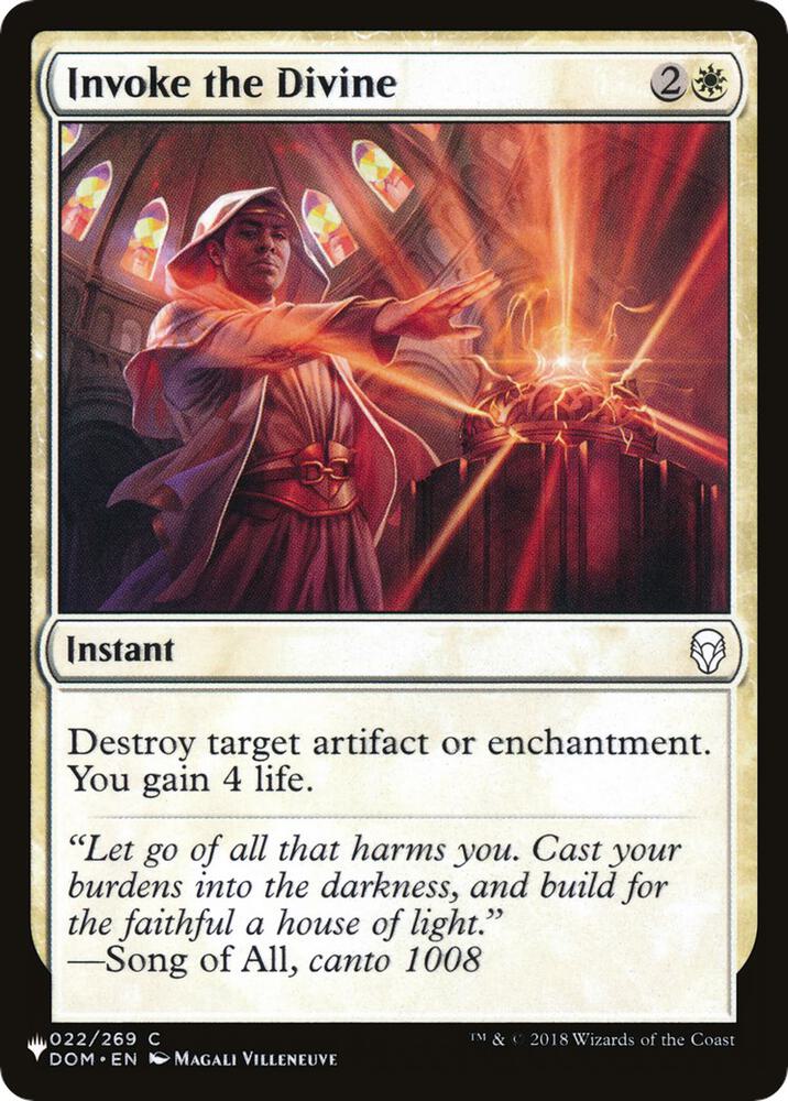 Invoke the Divine 22 (The List Reprints)  | Good Games Adelaide SA