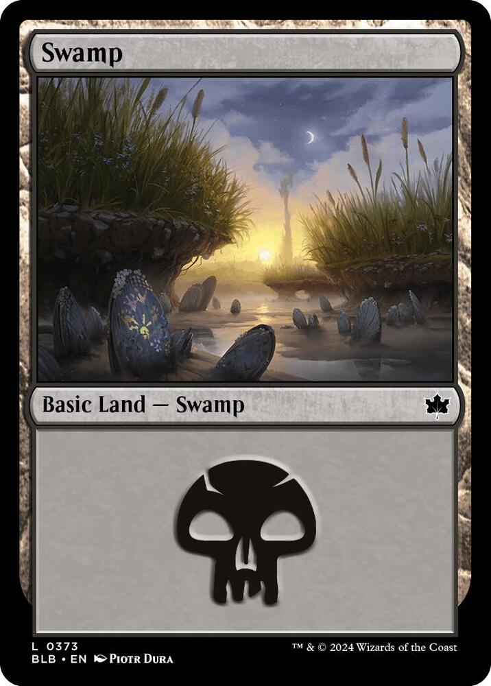 Swamp 0373 373 (Bloomburrow)  - Foil | Good Games Adelaide SA