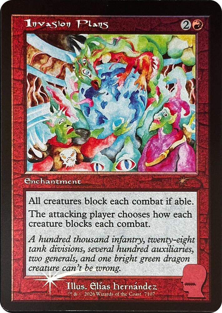 Invasion Plans 7107 (Secret Lair Drop Series)  - Foil | Good Games Adelaide SA