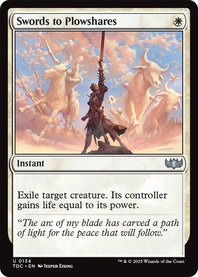 Swords to Plowshares 134 (Commander: Tarkir: Dragonstorm)  | Good Games Adelaide SA