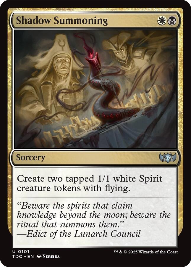 Shadow Summoning 101 (Commander: Tarkir: Dragonstorm)  | Good Games Adelaide SA