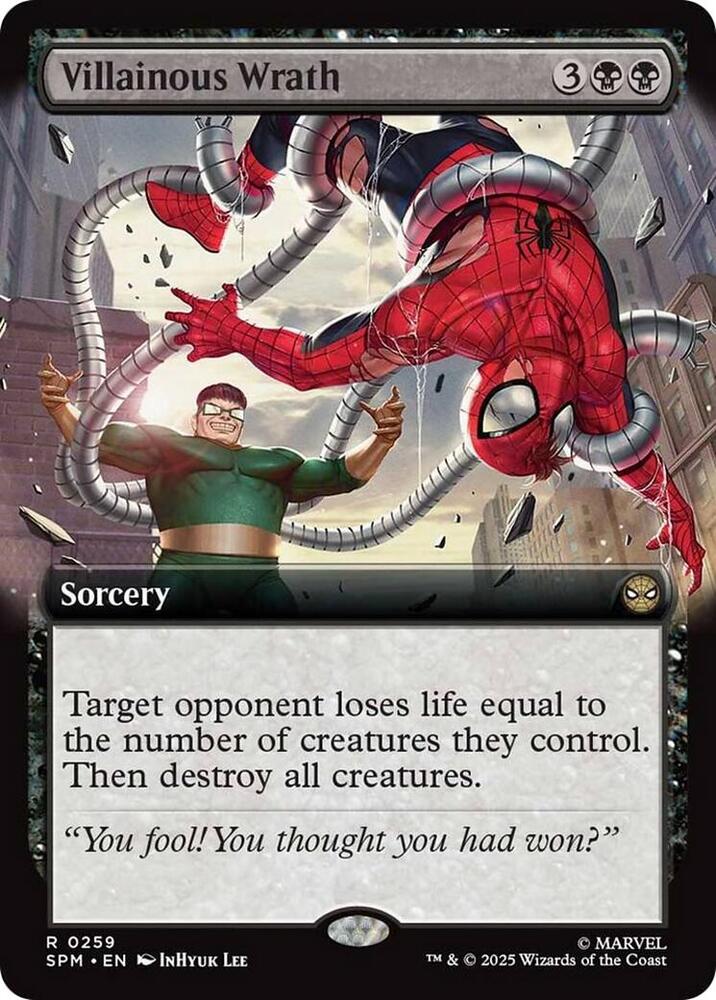 Villainous Wrath  259/198 (Marvel's Spider-Man)  - Extended Art | Good Games Adelaide SA