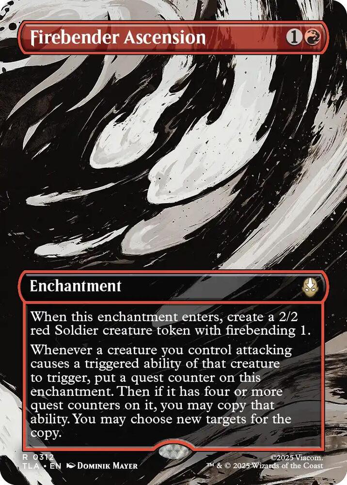 Firebender Ascension  312/286 (Avatar: The Last Airbender)  - Borderless | Good Games Adelaide SA