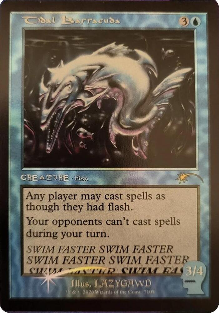 Tidal Barracuda 7105 (Secret Lair Drop Series)  - Foil | Good Games Adelaide SA