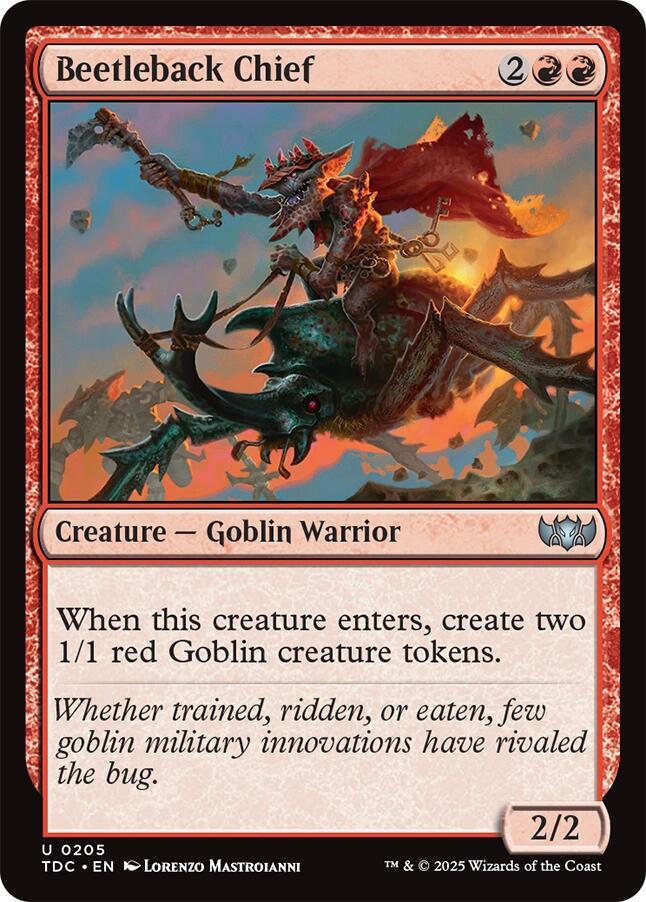 Beetleback Chief 205 (Commander: Tarkir: Dragonstorm)  | Good Games Adelaide SA