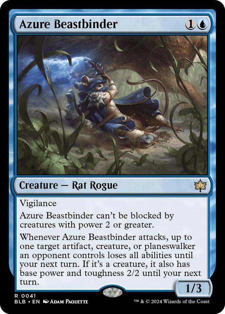 Azure Beastbinder 41 (Bloomburrow)  - Foil | Good Games Adelaide SA