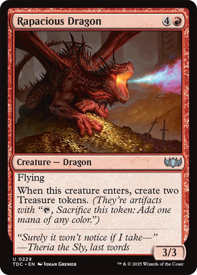 Rapacious Dragon 229 (Commander: Tarkir: Dragonstorm)  | Good Games Adelaide SA