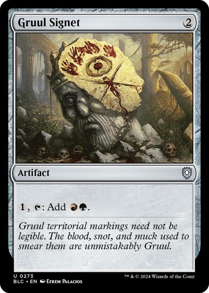 Gruul Signet 273 (Commander: Bloomburrow)  | Good Games Adelaide SA