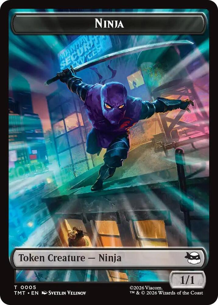 Ninja Mutagen Double Sided Token 5 // 9 (Teenage Mutant Ninja Turtles)  | Good Games Adelaide SA