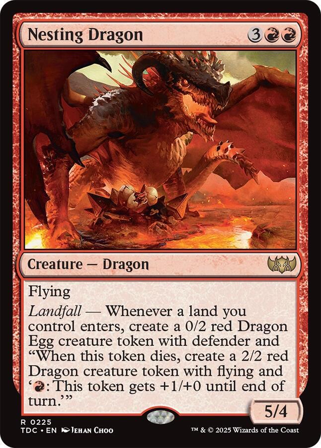 Nesting Dragon 225 (Commander: Tarkir: Dragonstorm)  | Good Games Adelaide SA