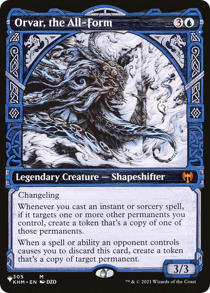 Orvar the All Form Showcase 305/285 (The List Reprints)  | Good Games Adelaide SA